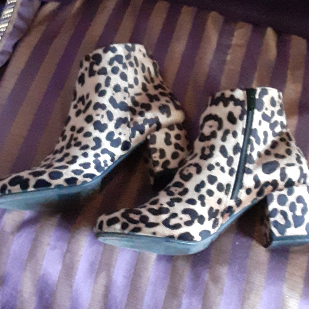 Cheetah Print Ankle Boot - image 3